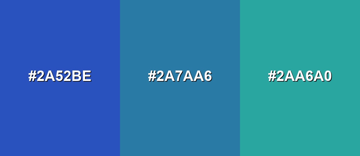 analogous color for cerulean-blue