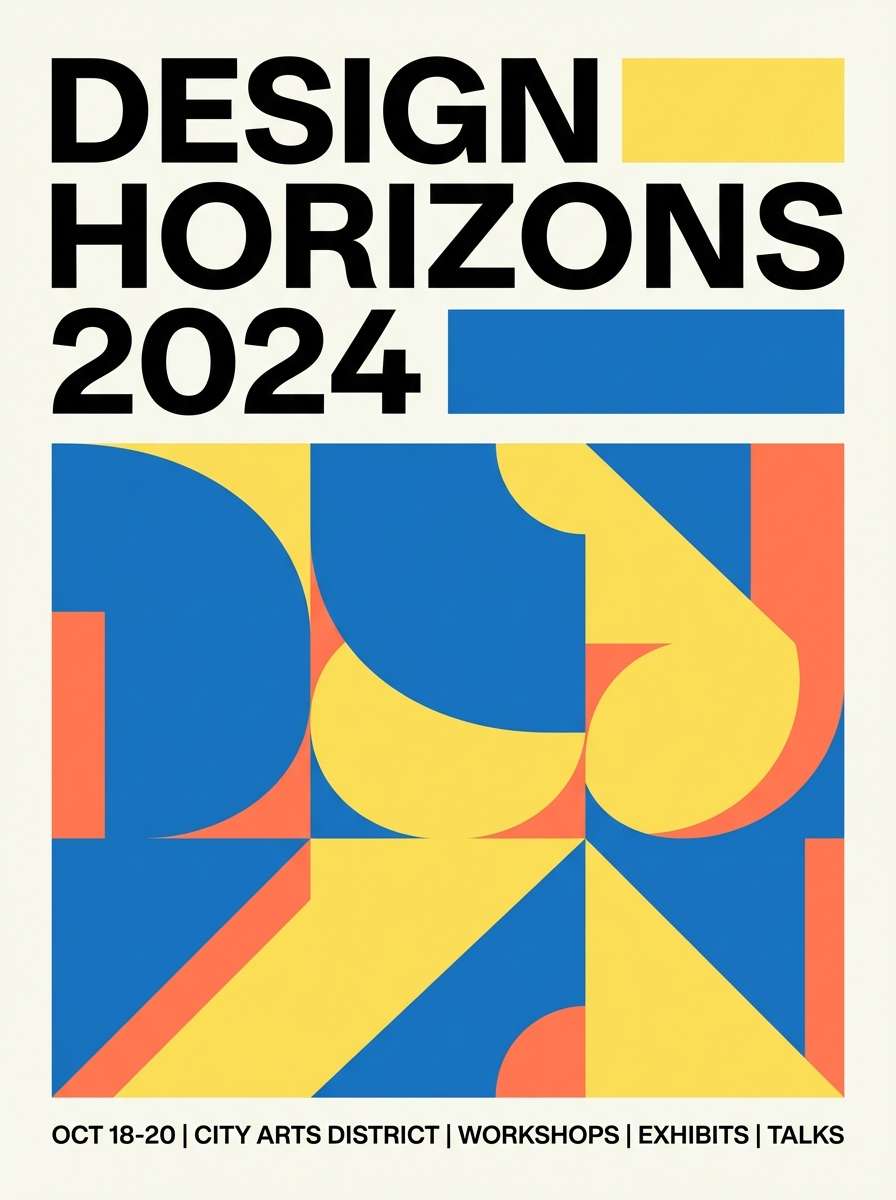 summer event poster design