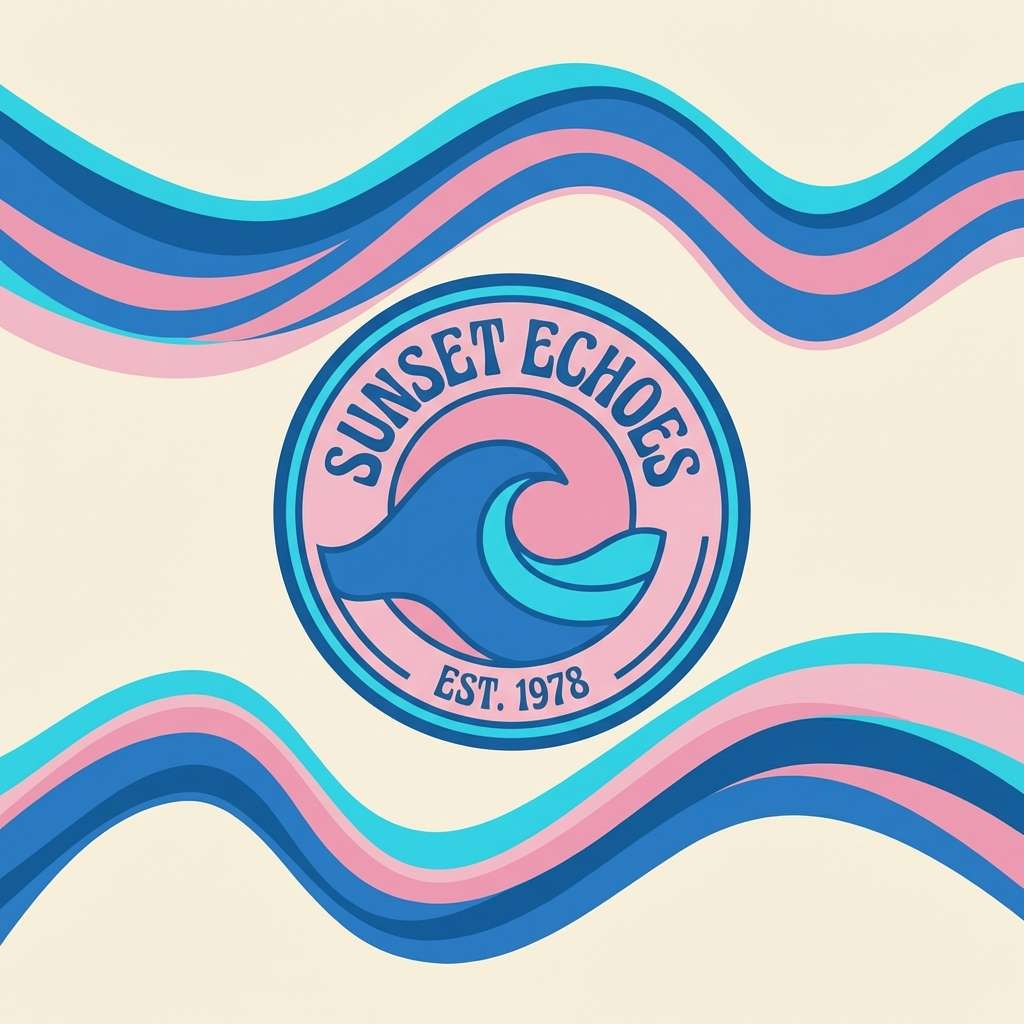 retro merch graphic design