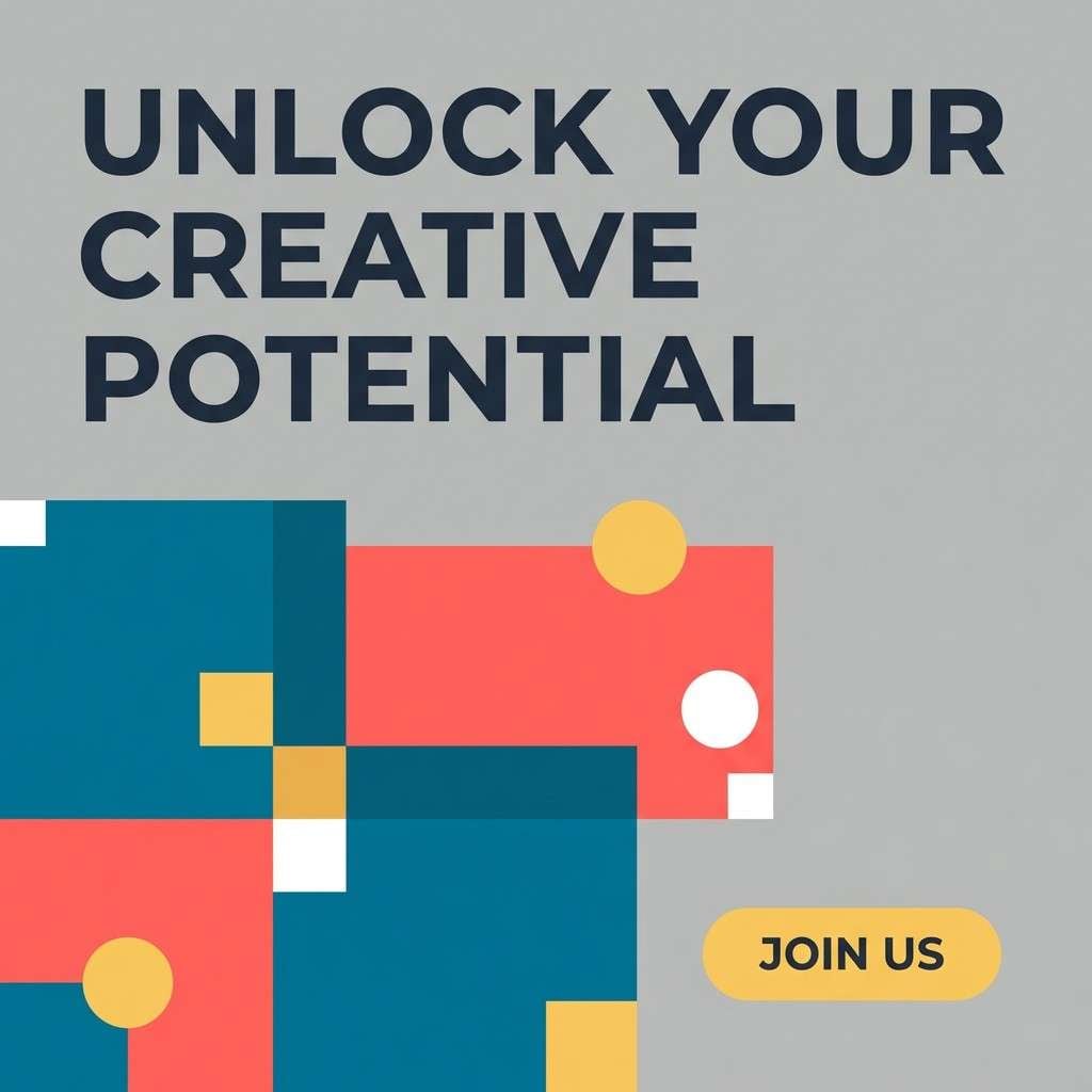 bold social ad graphic