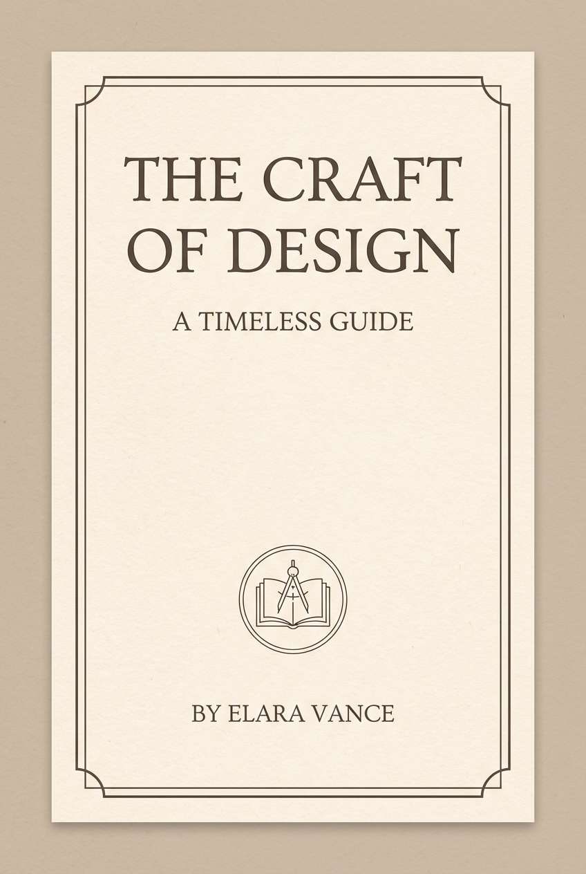 vintage neutral book cover