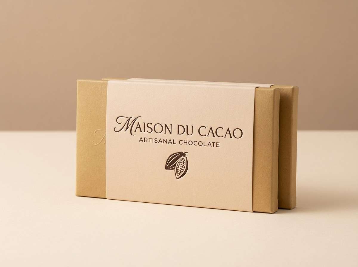 artisan chocolate packaging design