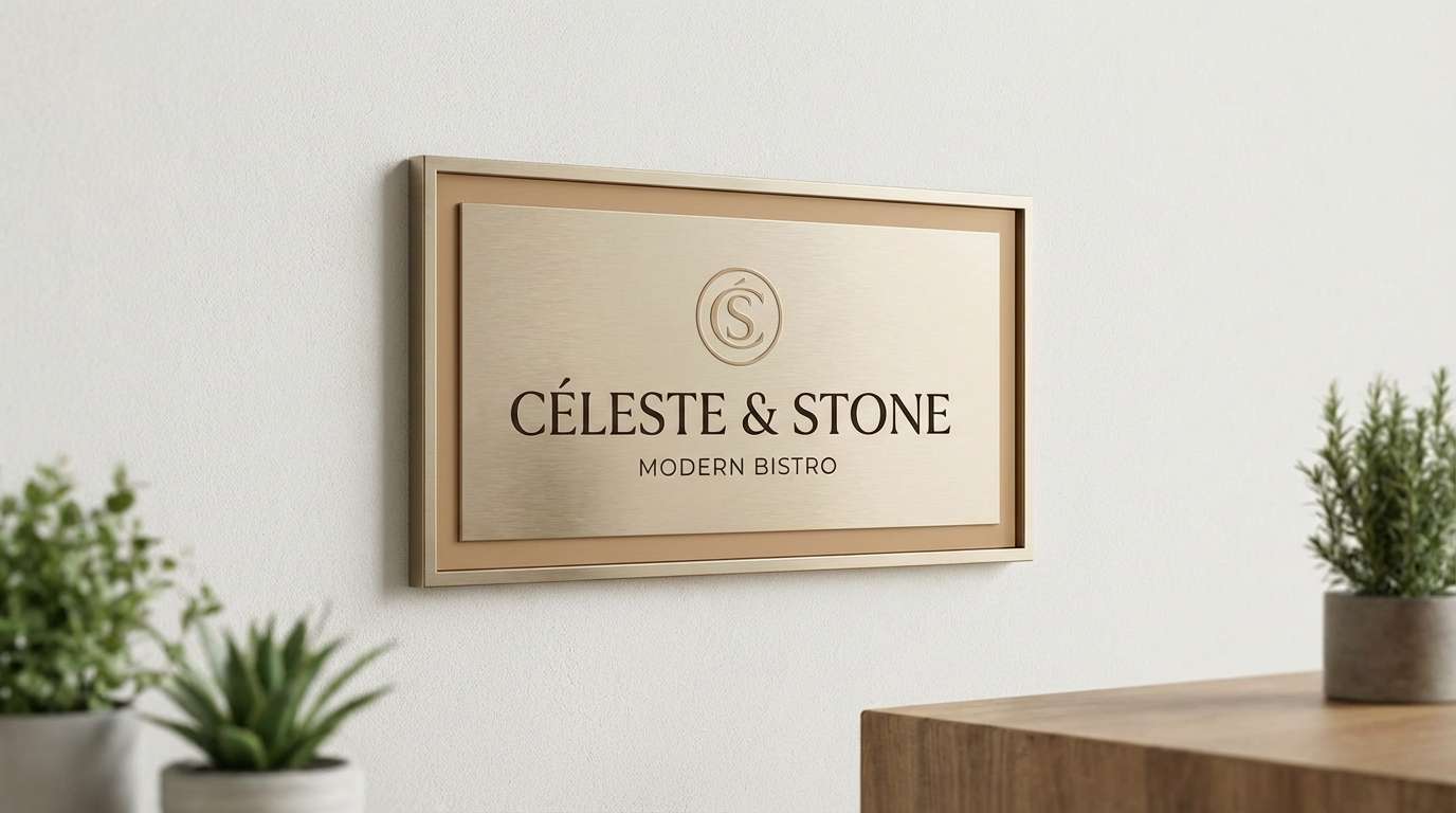 upscale restaurant branding