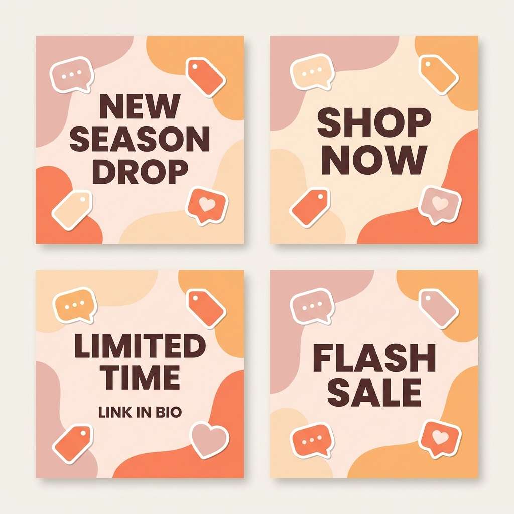 social promo apricot coral