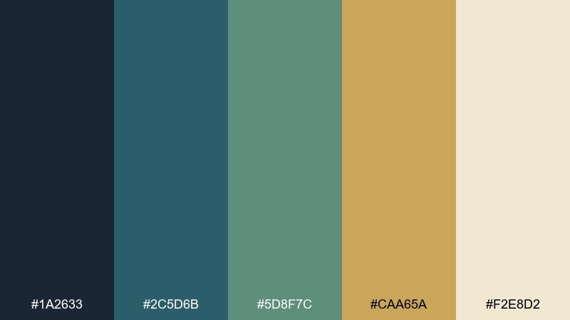 chapel glass castle color palette with hex codes
