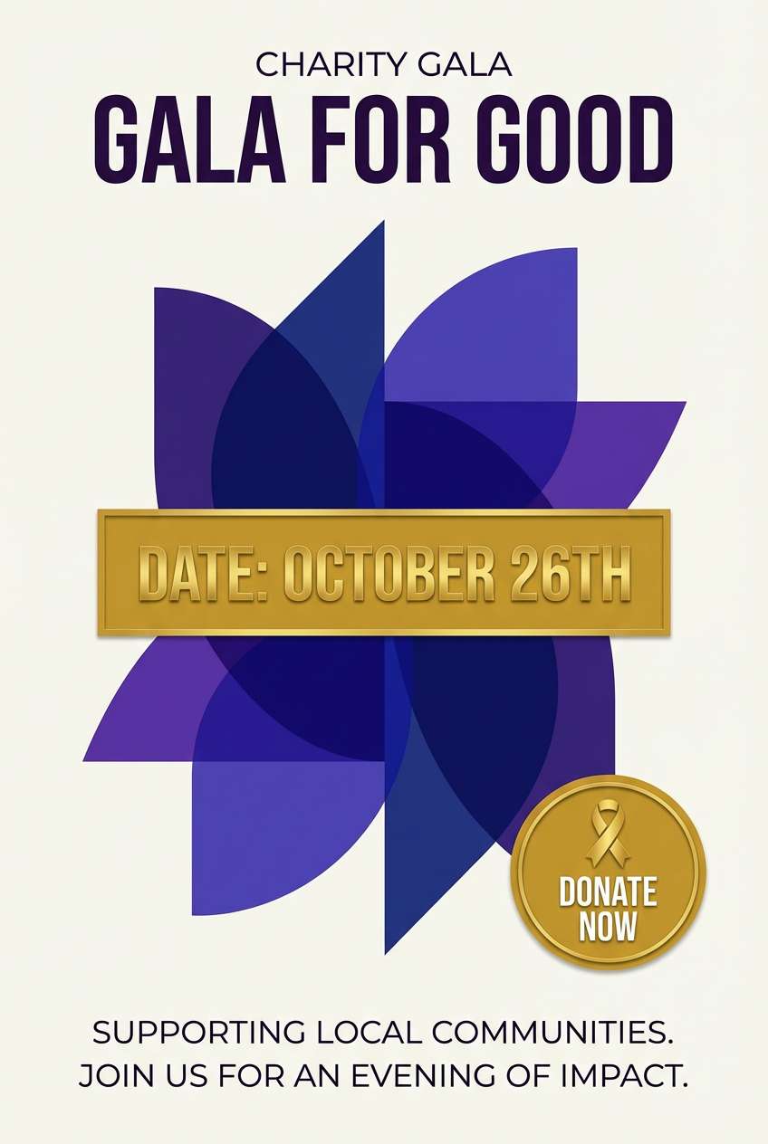 charity flyer design