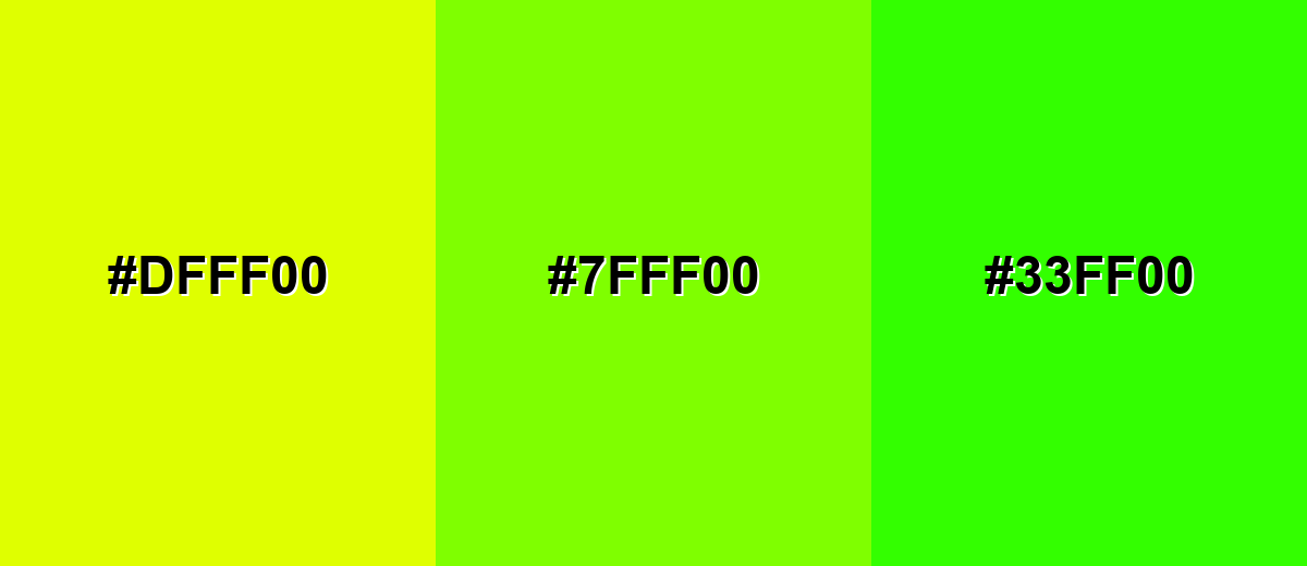 analogous color for chartreuse-color