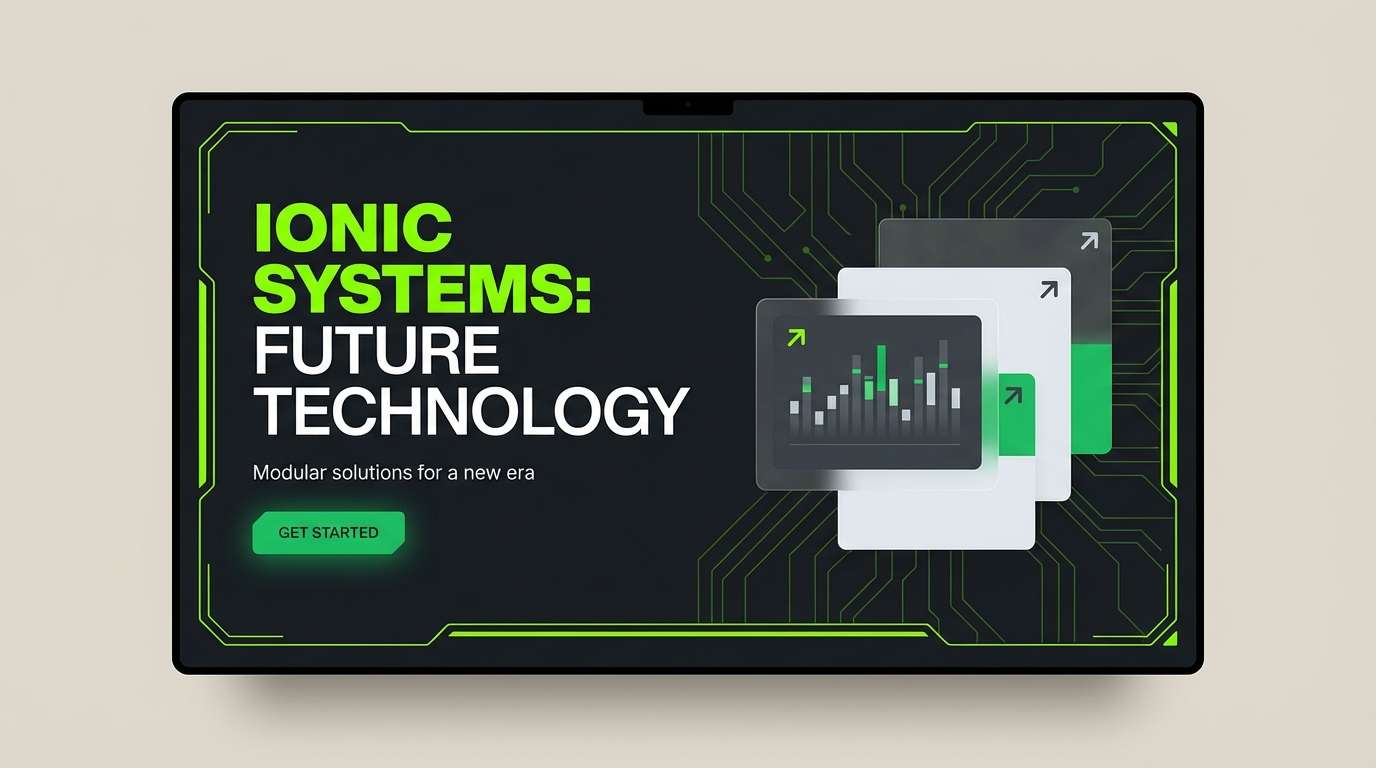 tech hero banner mockup