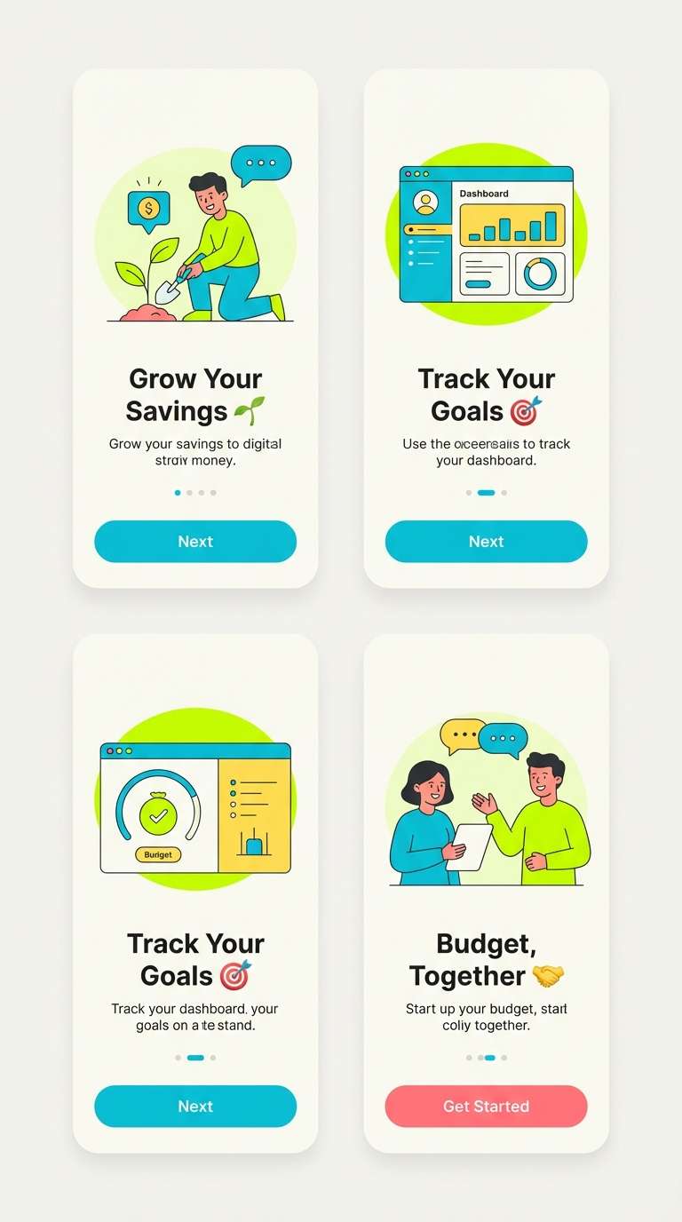 kids app onboarding ui