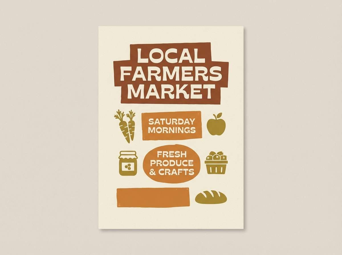 farmers market poster