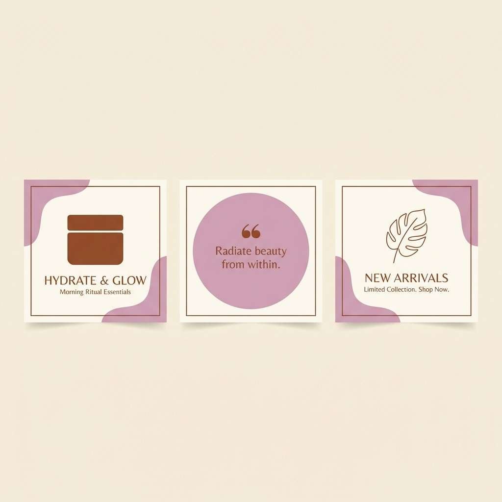 beauty social templates