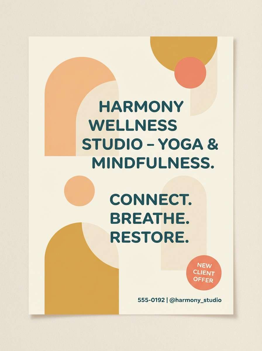 apricot gold wellness flyer