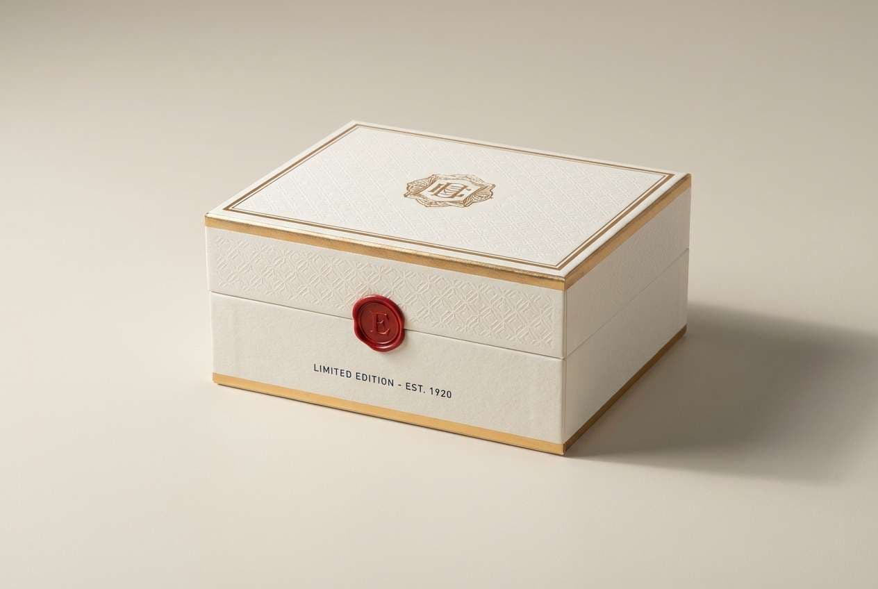 porcelain gold gift box