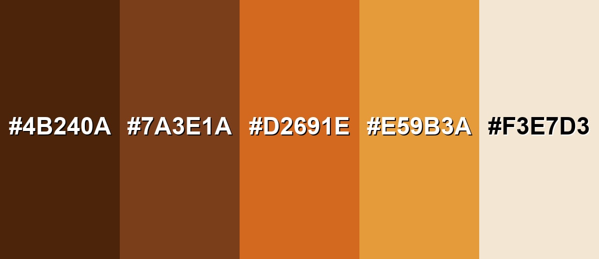 shades and variations of chocolate-color