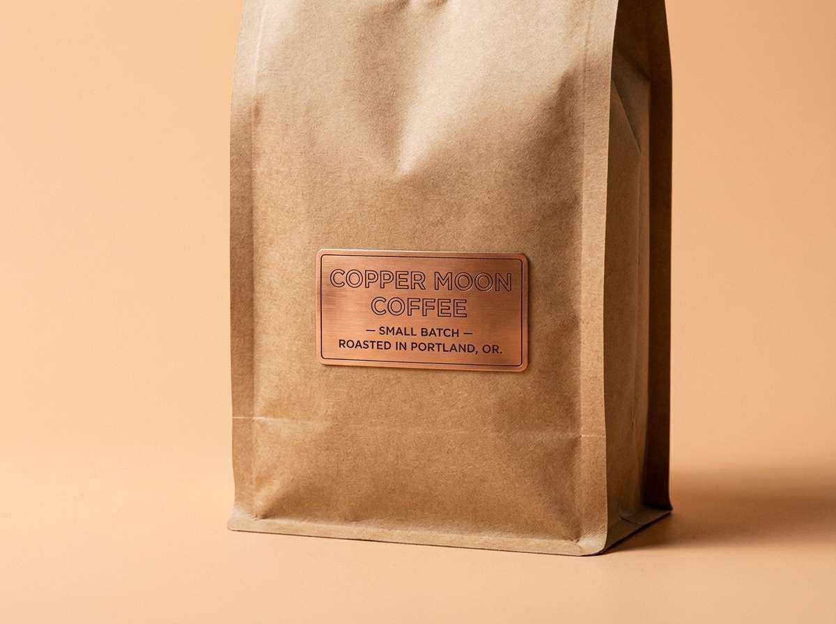 walnut copper coffee bag