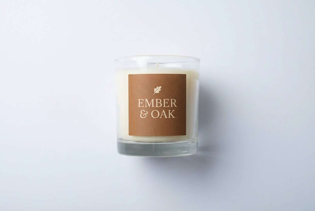 coastal candle packaging