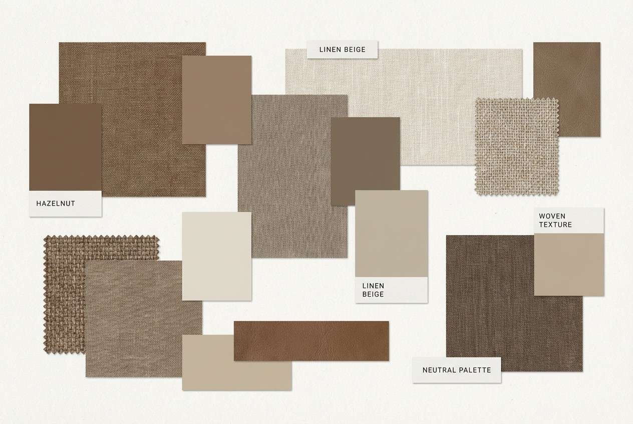 hazelnut linen moodboard