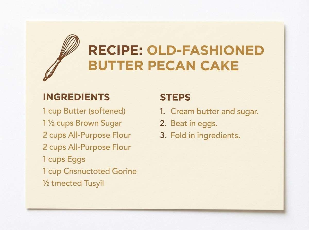 toasted almond recipe card