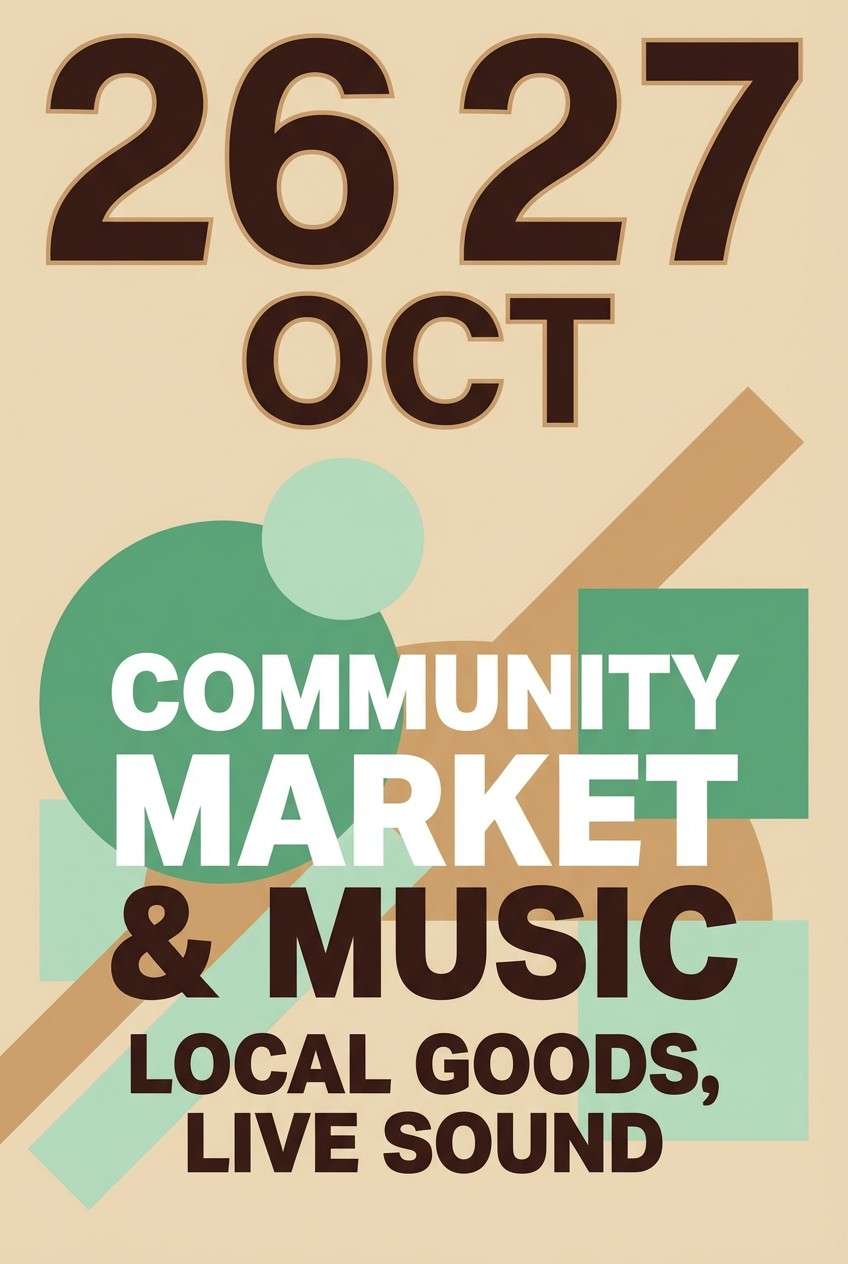 mint mocha event flyer