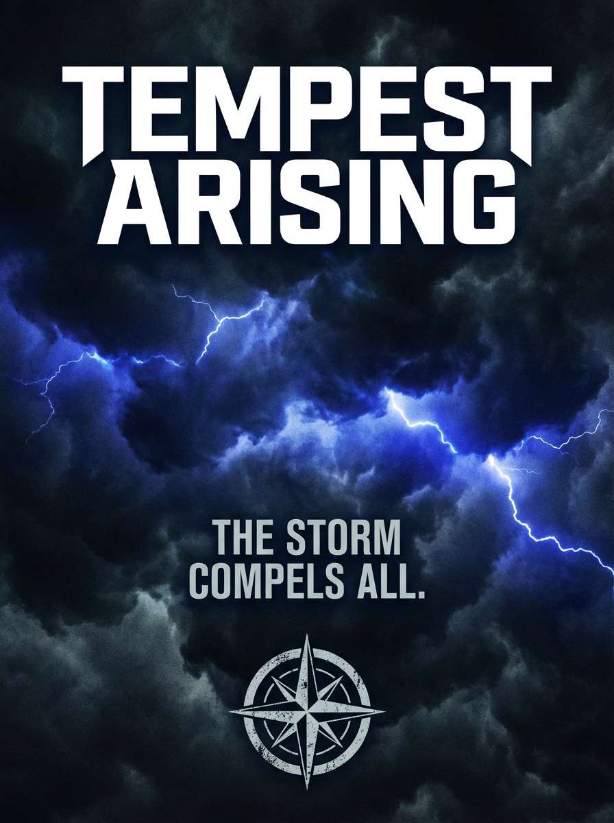 cinematic blue movie poster