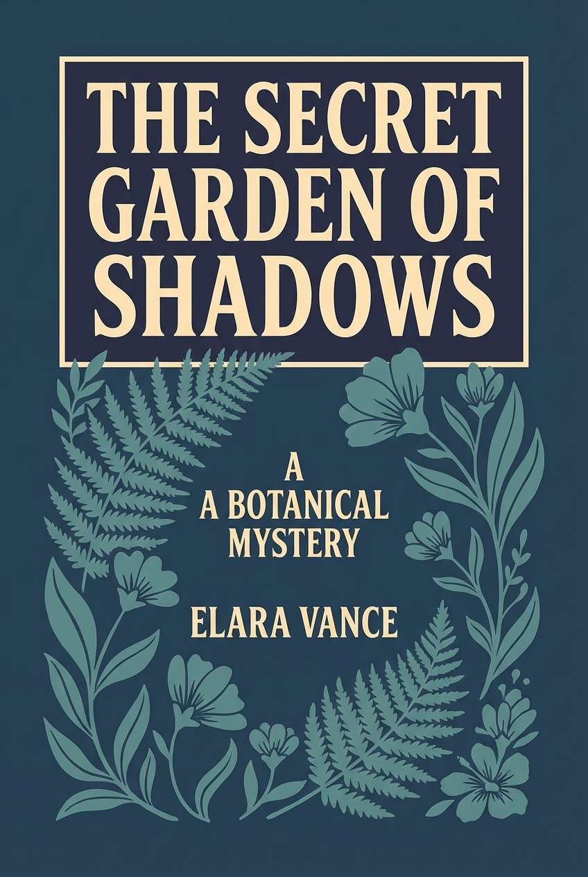 botanical teal book cover