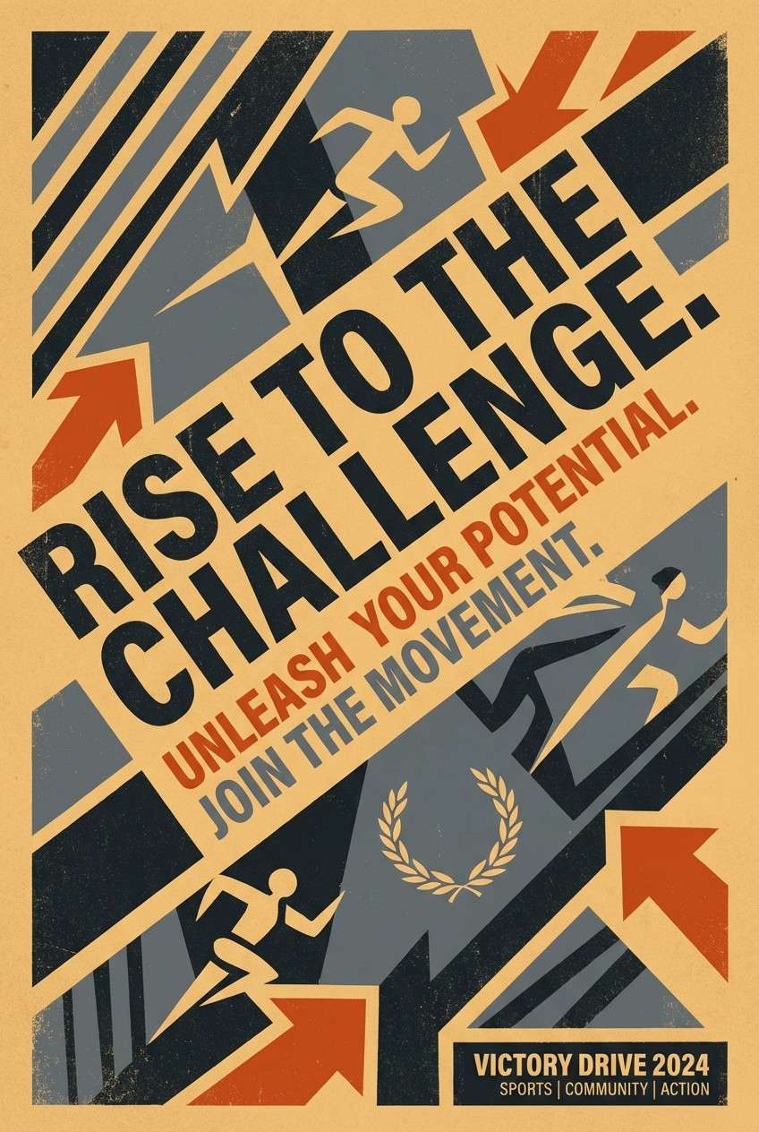 industrial sports poster