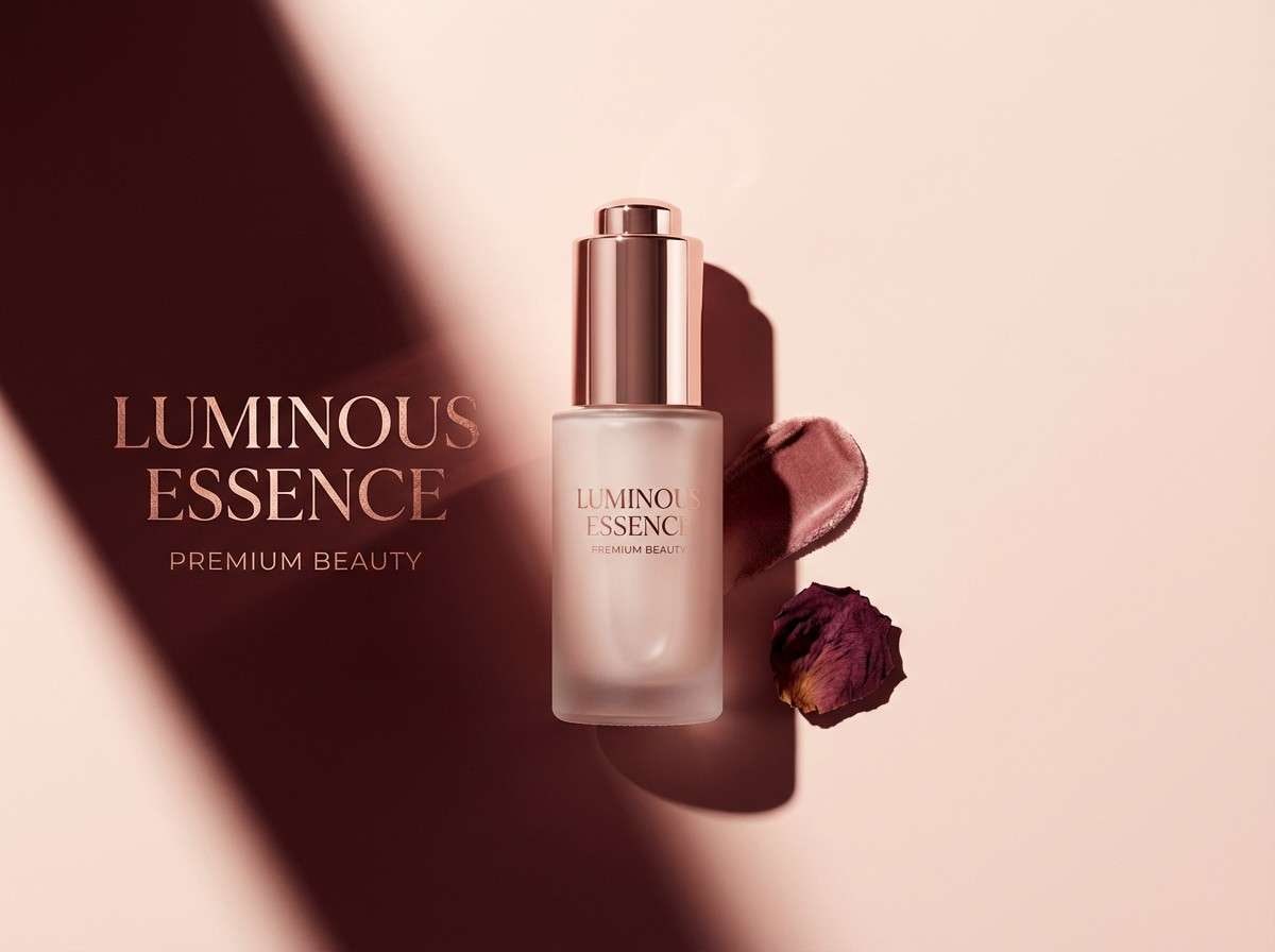 rose gold beauty ad