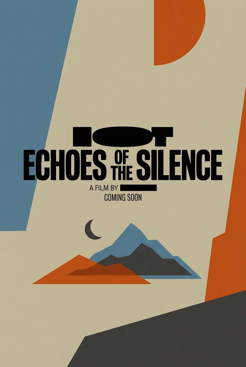 teal red cinematic poster design