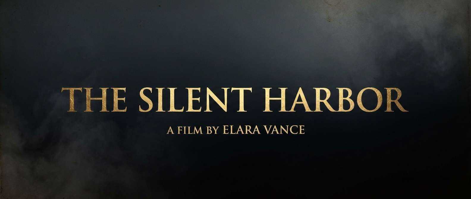 cinematic gold title card