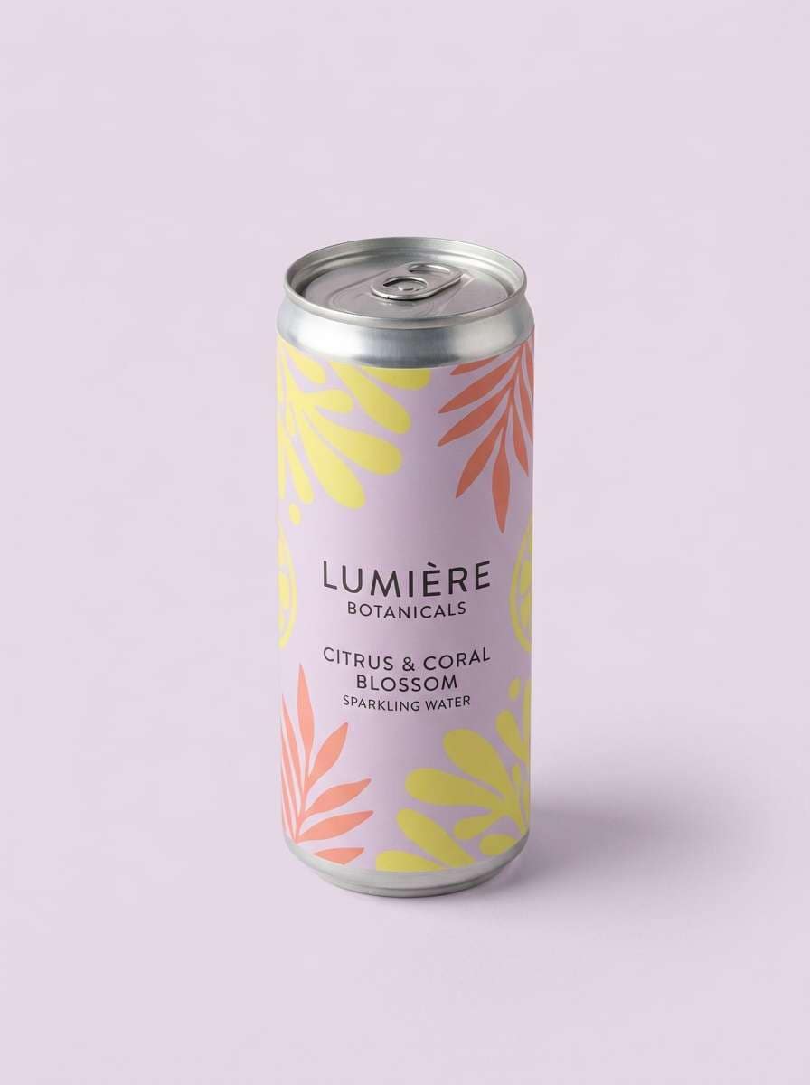 beverage can studio shot