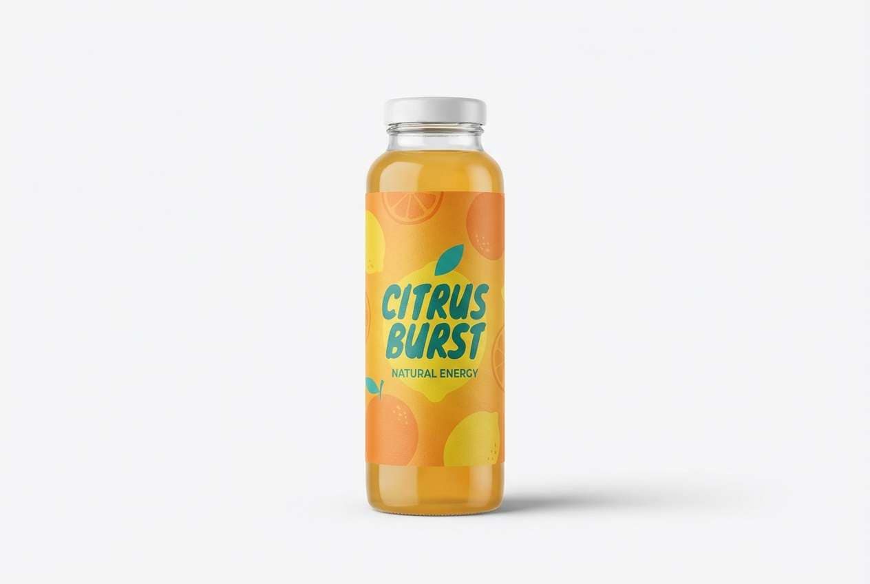 citrus drink packaging
