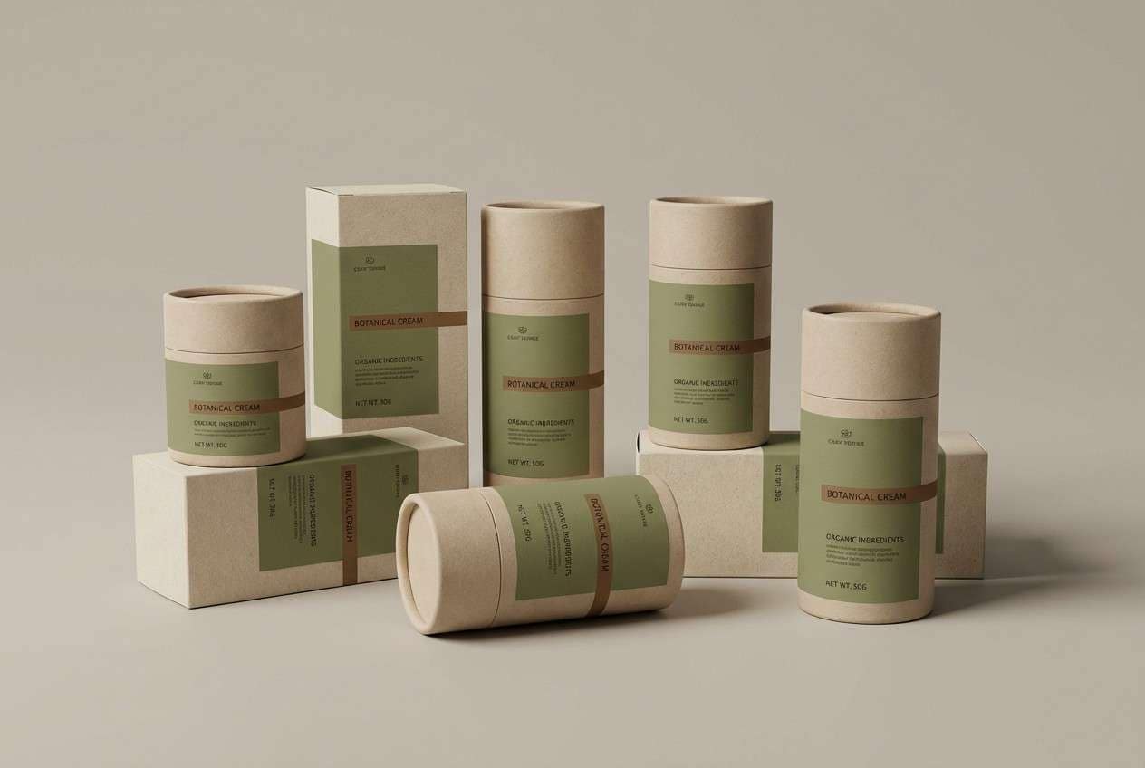 olive cream packaging