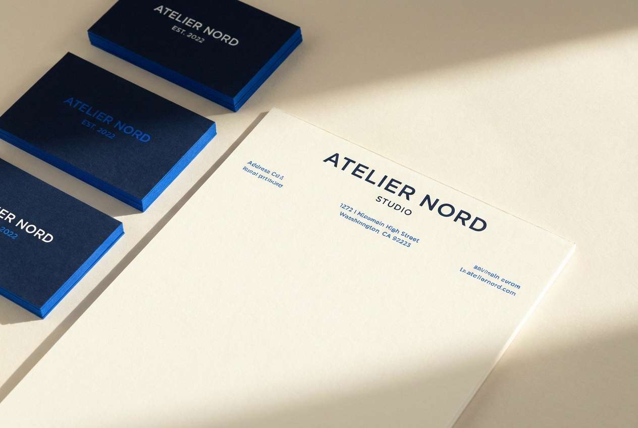 classic stationery mockup