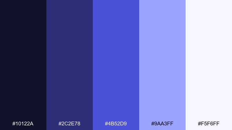 classic violet blue studio violet blue color palette with hex codes