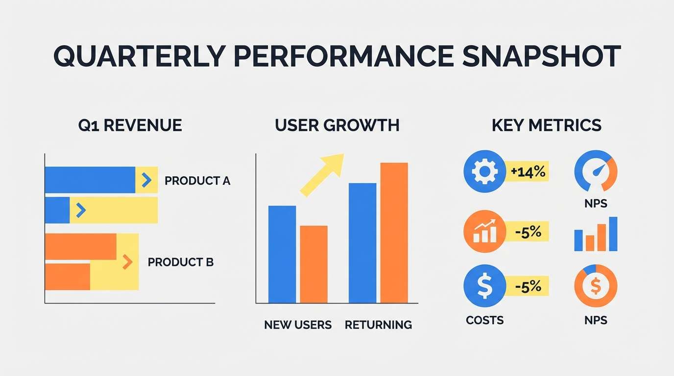 infographic slide layout