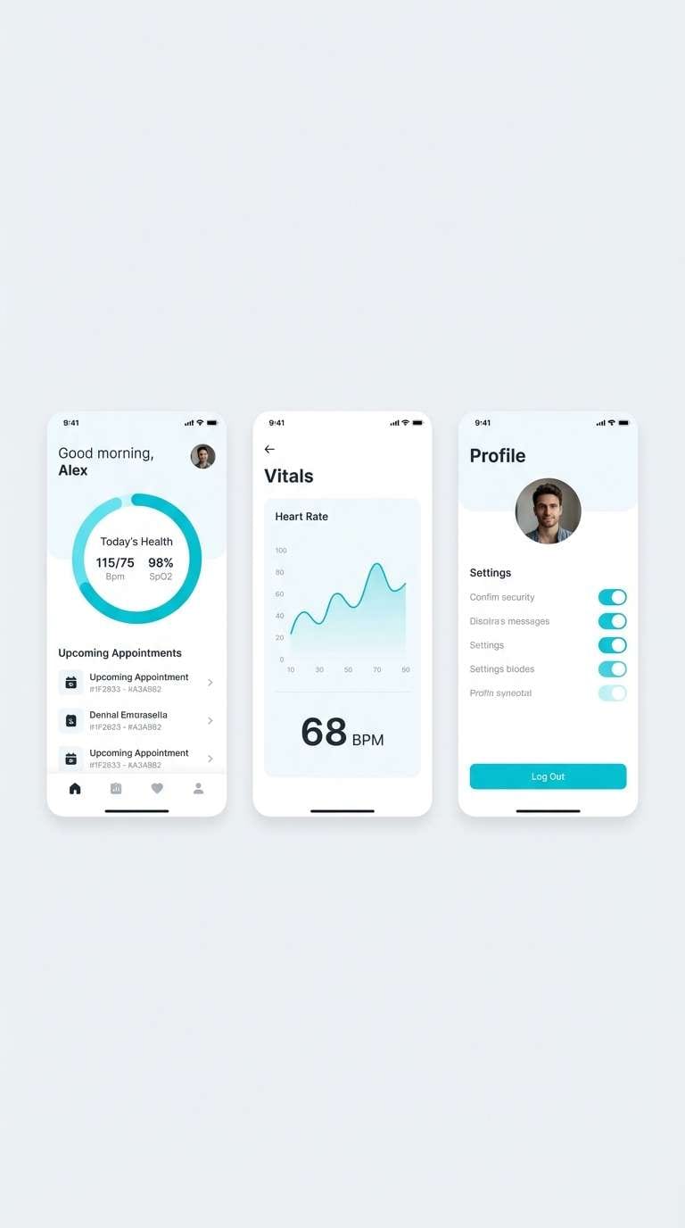 cyan health app ui