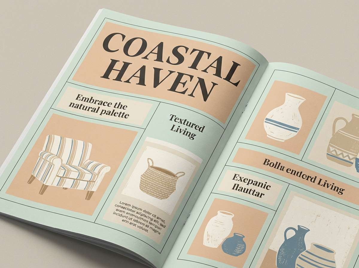 coastal editorial layout