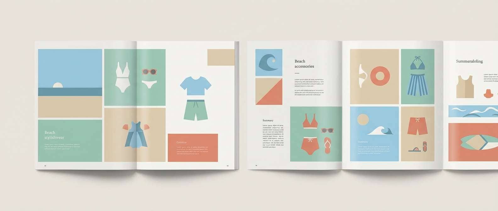 coastal lookbook spread