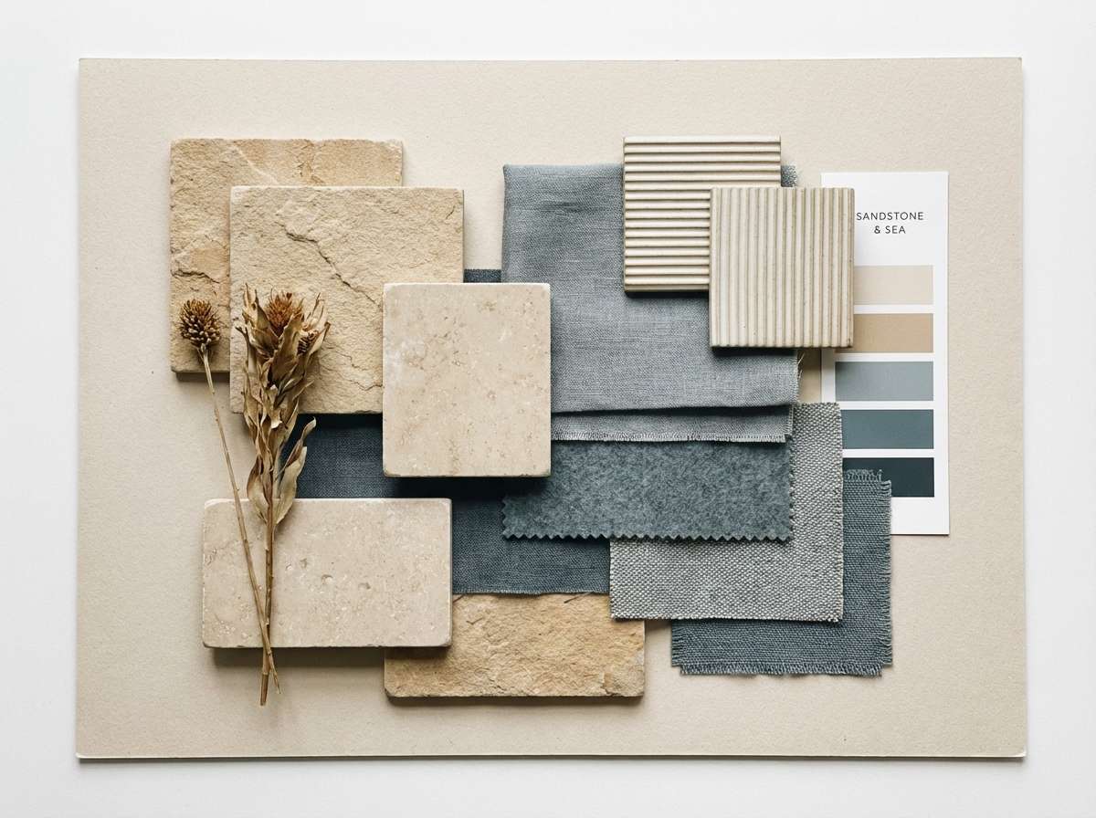 coastal interior mood board