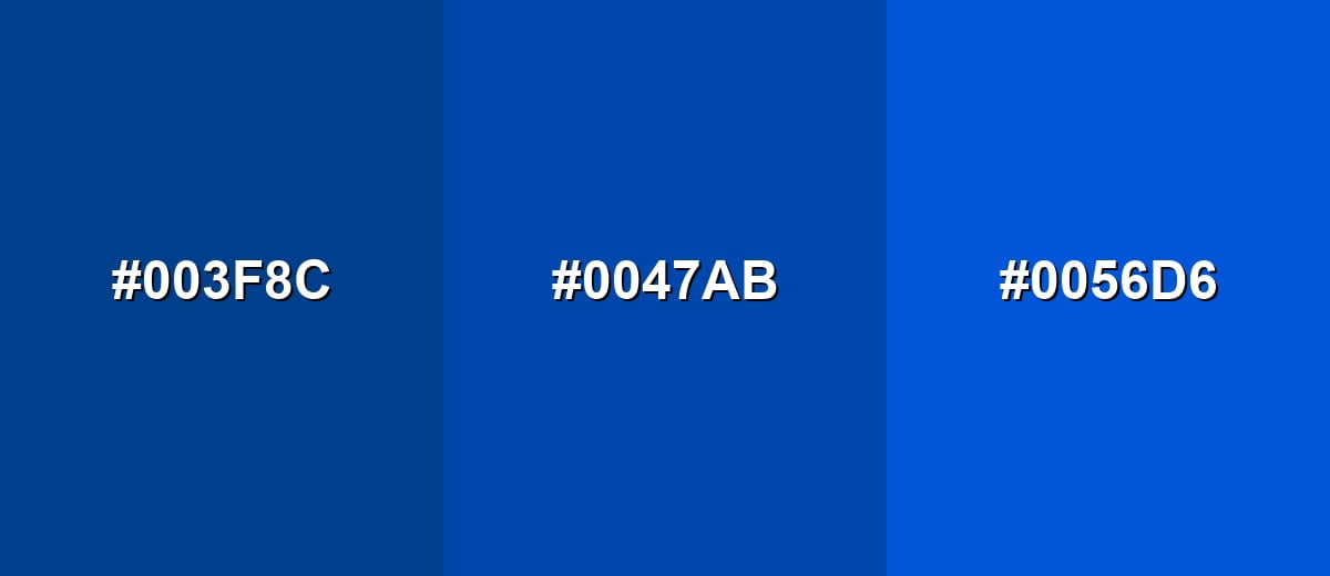 analogous color for cobalt-color