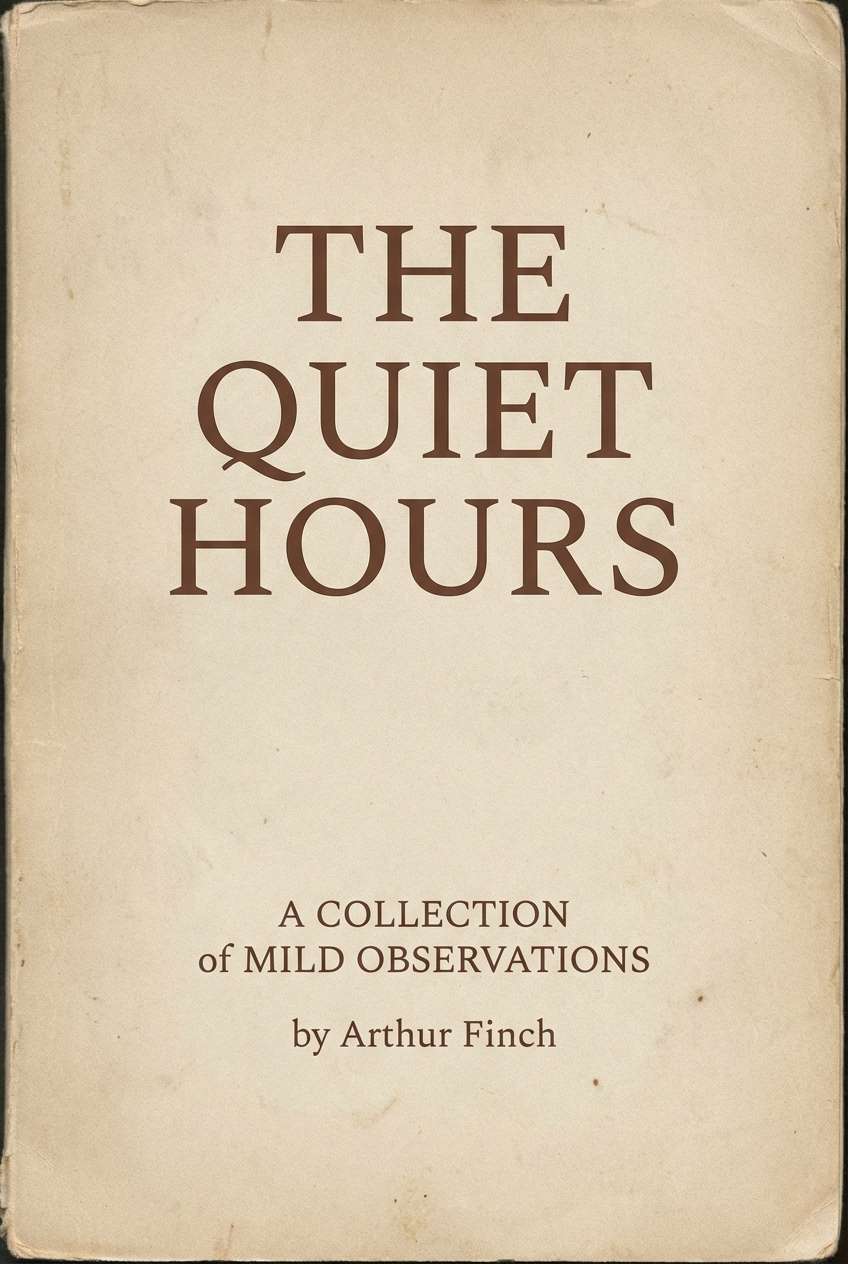 vintage book cover in neutrals