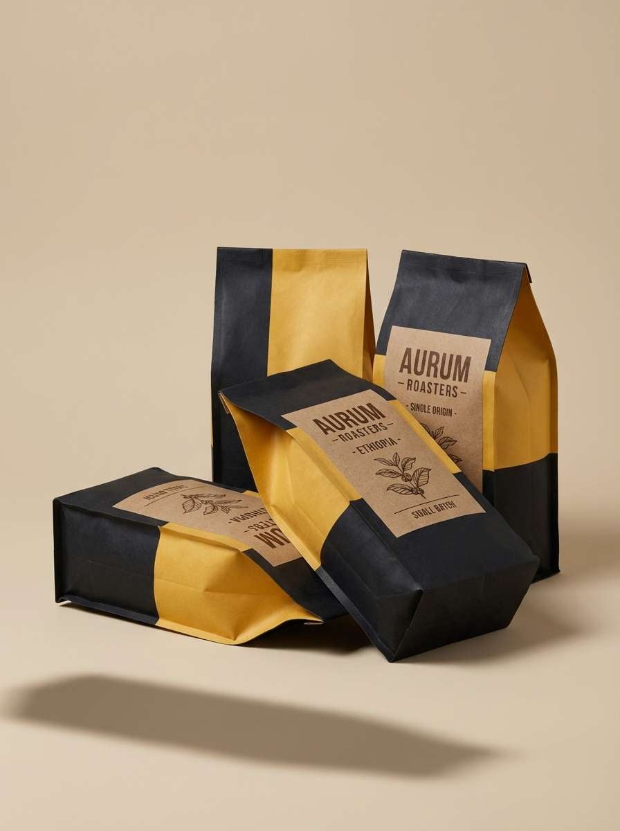 coffee bag studio packaging