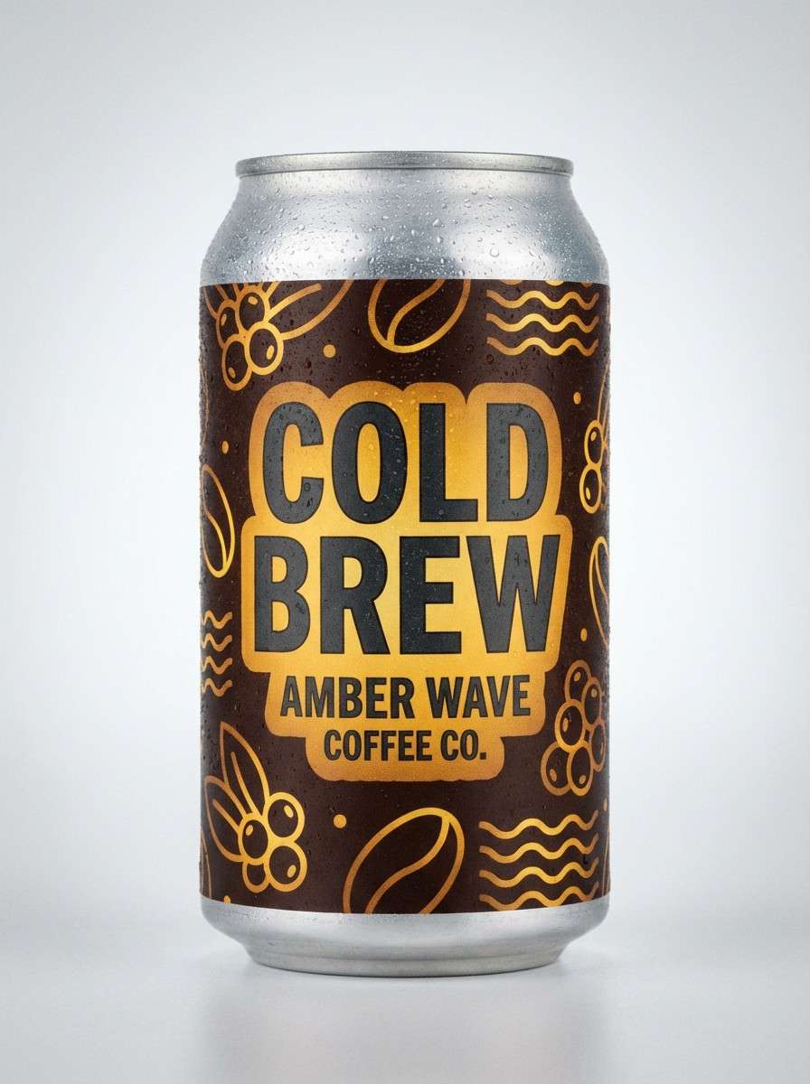 amber pop cold brew can