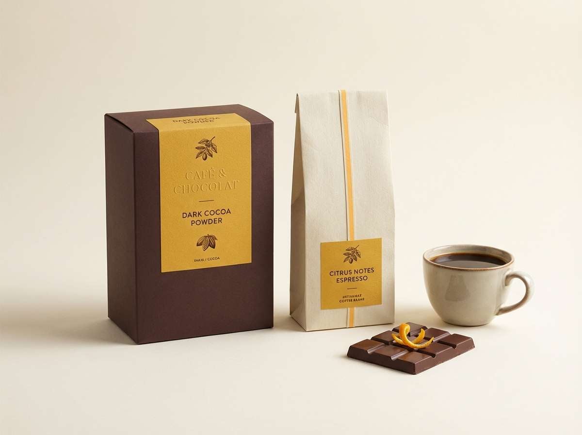 coffee packaging shot