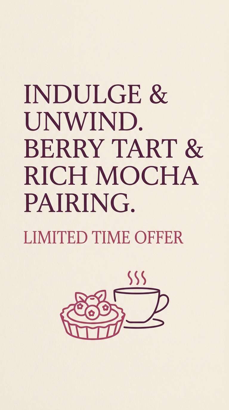 dessert promo social story