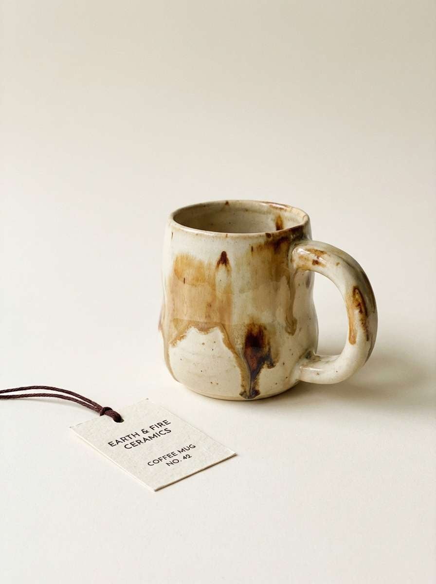 ceramic mug studio photo