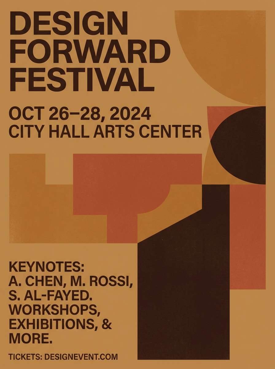 weekend special event poster