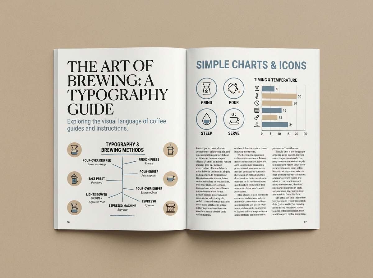 brew guide magazine layout