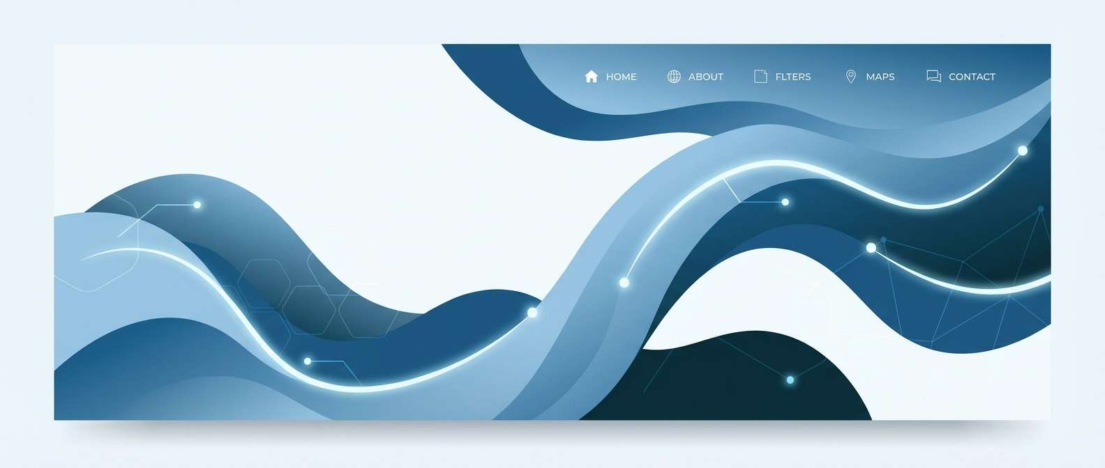 ocean gradient hero banner