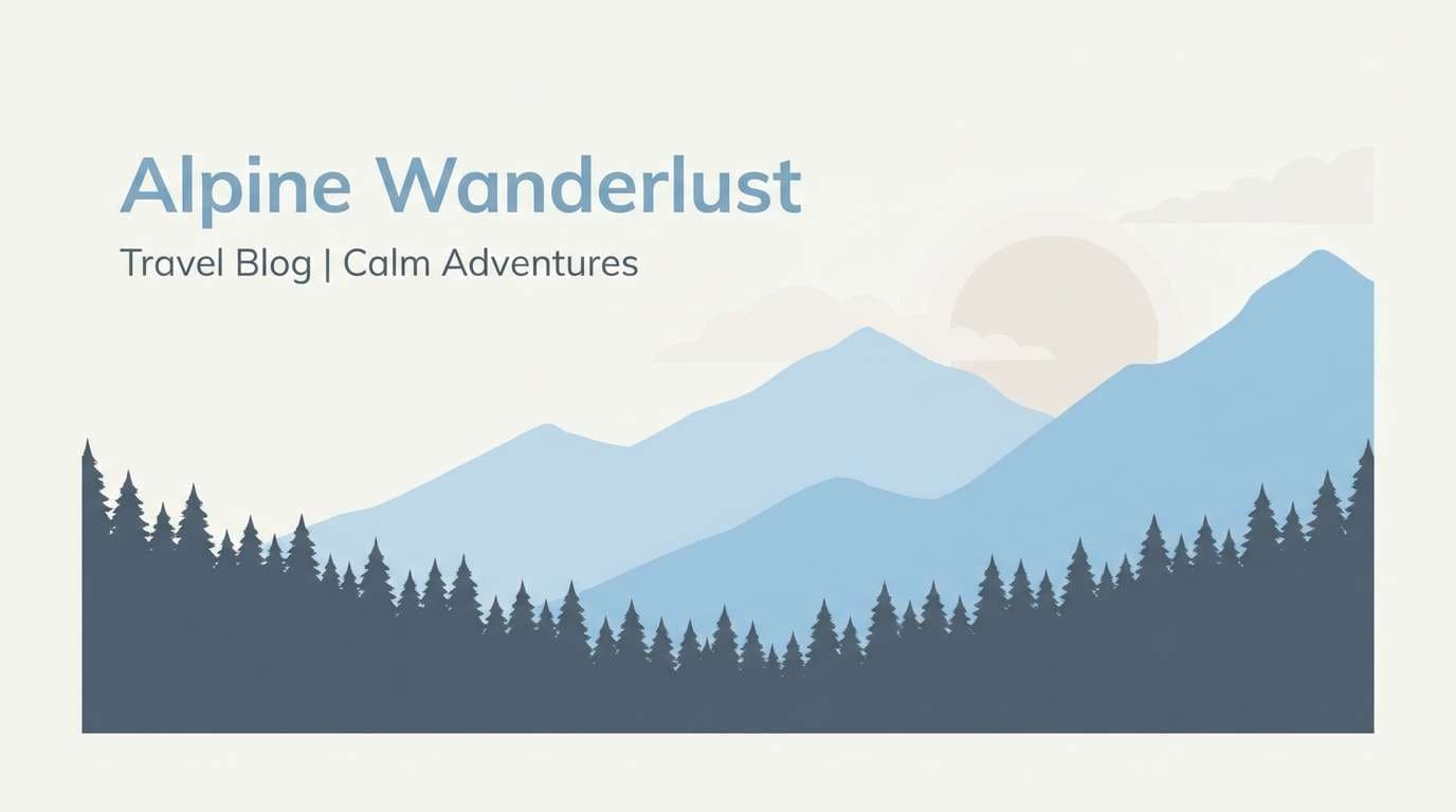 alpine travel blog header